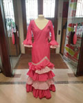 Trajes de Flamenca en Oferta. Mod. Alegría Fucsia. Talla 40 140.495€ #50760ALEGRIAFX40